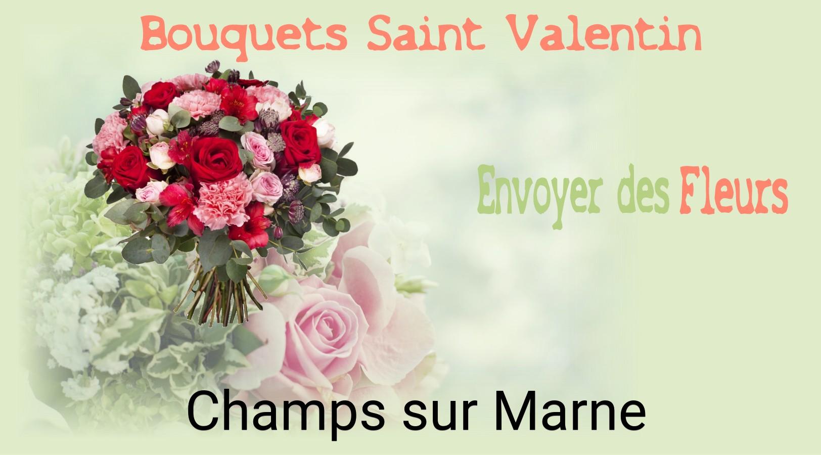 Roses de Saint-Valentin livrées à Champs-sur-Marne